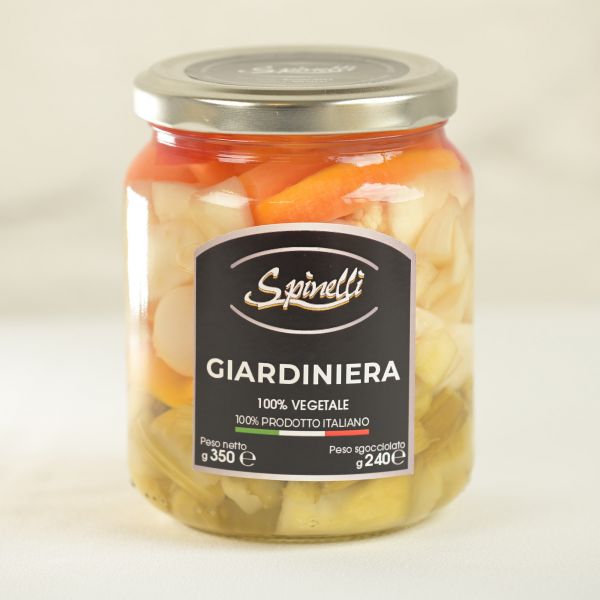 Giardiniera in jar, 350 g net weight