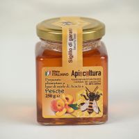 Acacia honey with peach, 250 g