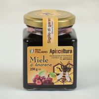Acacia honey with sour cherries, 250 g